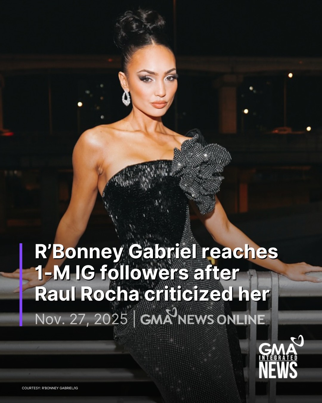 GMA - R’Bonney Gabriel has reached over one million followers on ...