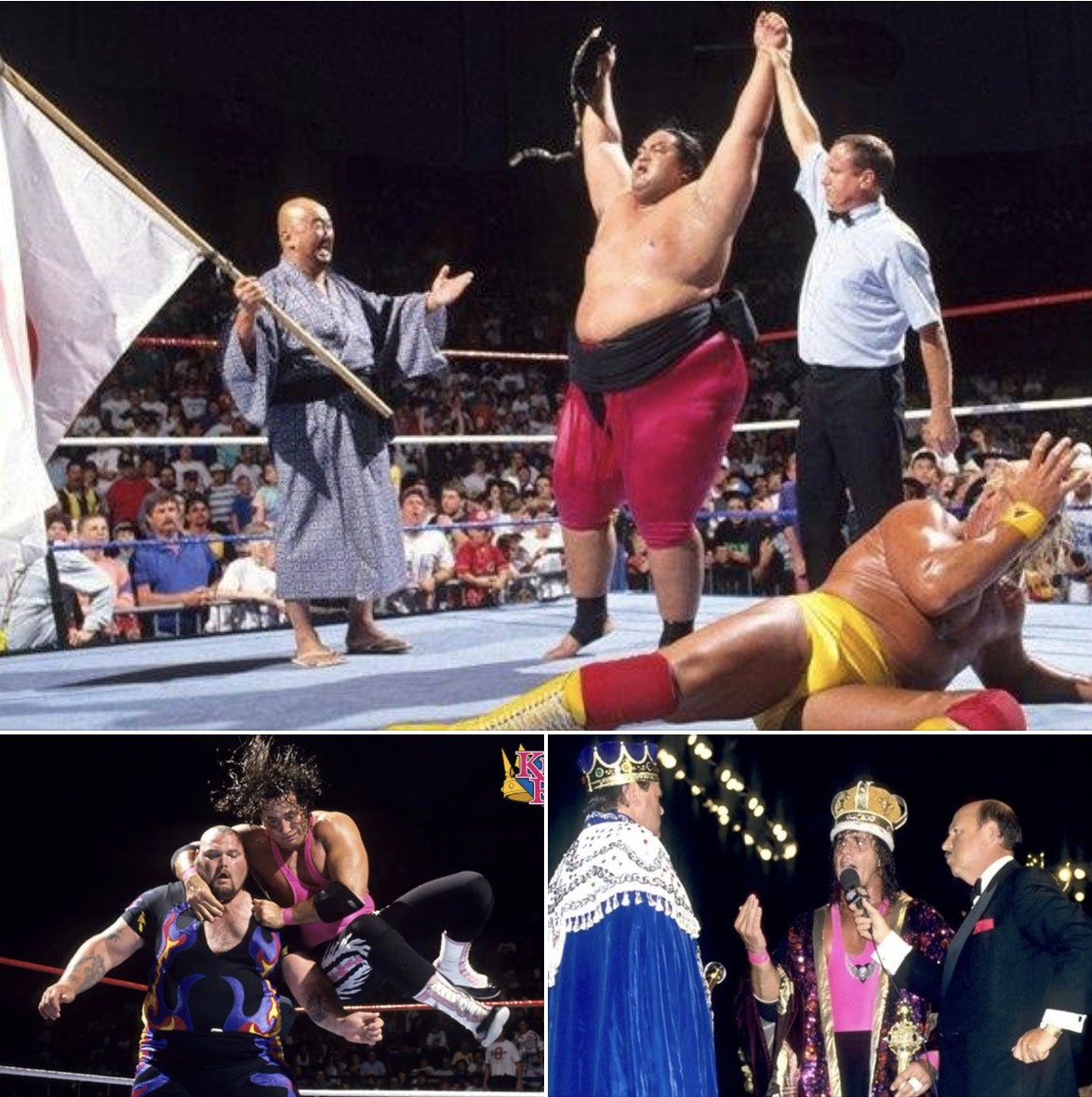 Yokozuna beats Hulk Hogan at the 1993 King of the Ring for the