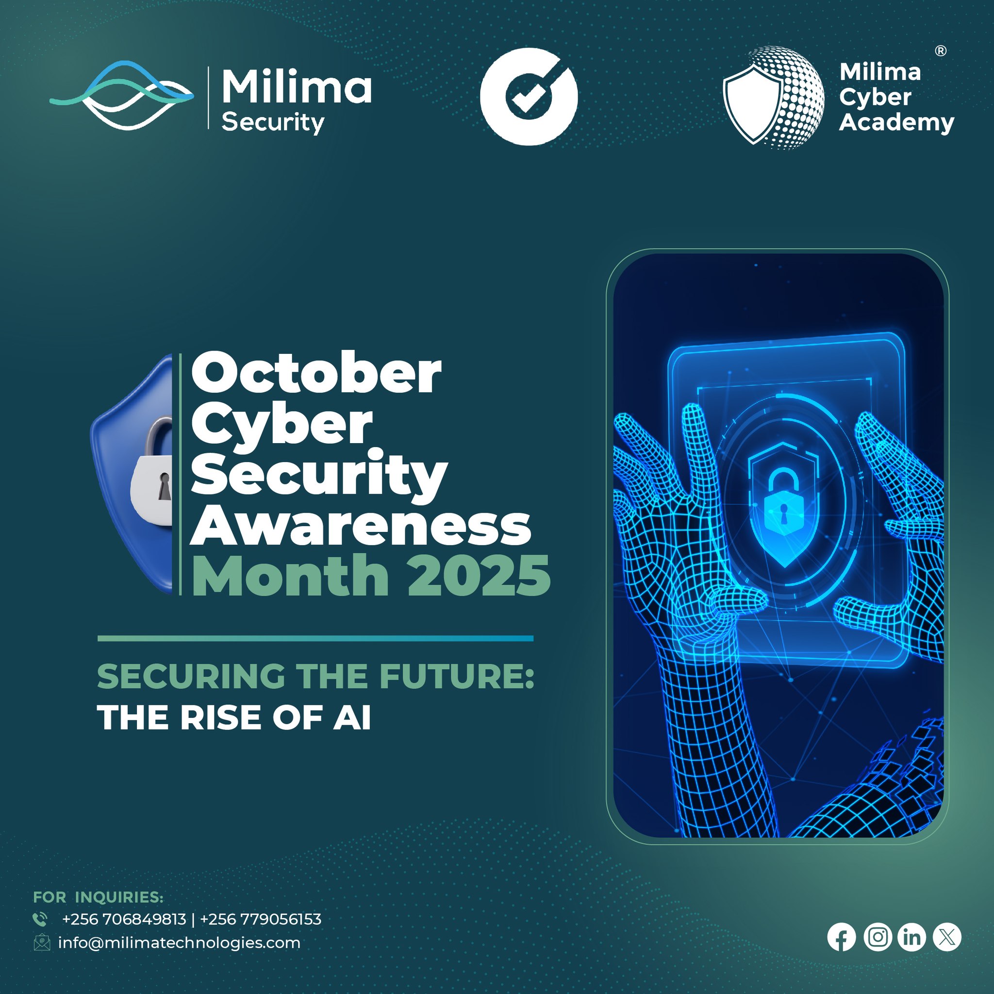 Milima - Here it is! The official poster for Cybersecurity Awareness ...