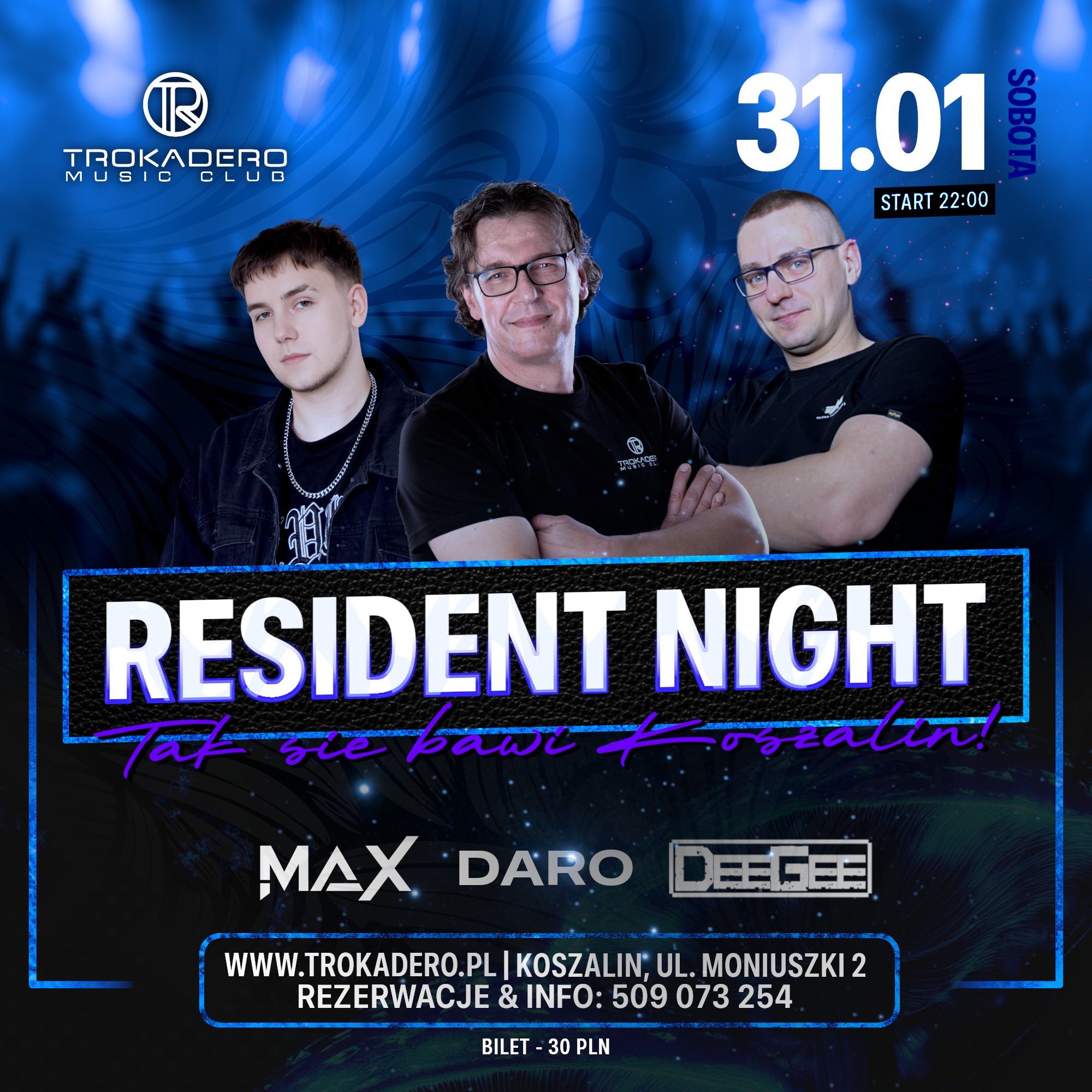 Trokadero - 🔥 RESIDENT NIGHT – tak się bawi Koszalin! 🔥 Sobota pod ...