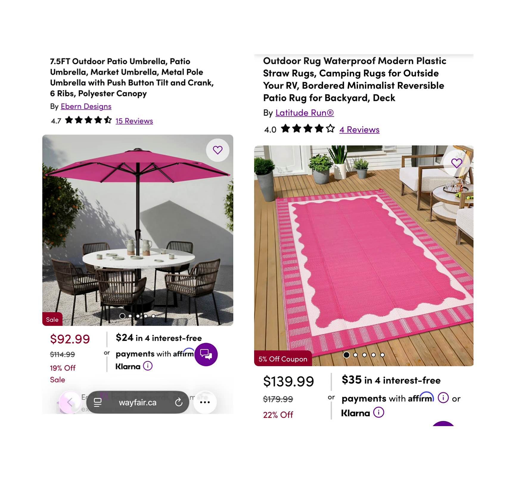 hot pink umbrella patio Business & Pleasure Co. The which are built on a foundation of solution Galtech 792 - 10x10 FT