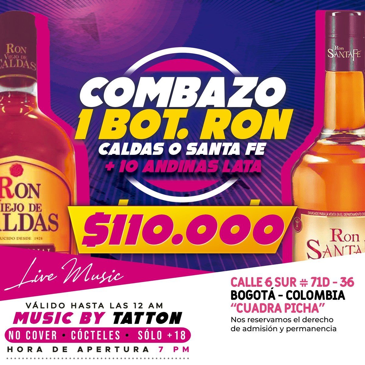 ⌛️ Noche de roncito y pola 🔥 🍻 También... - Madizon Disco Bar