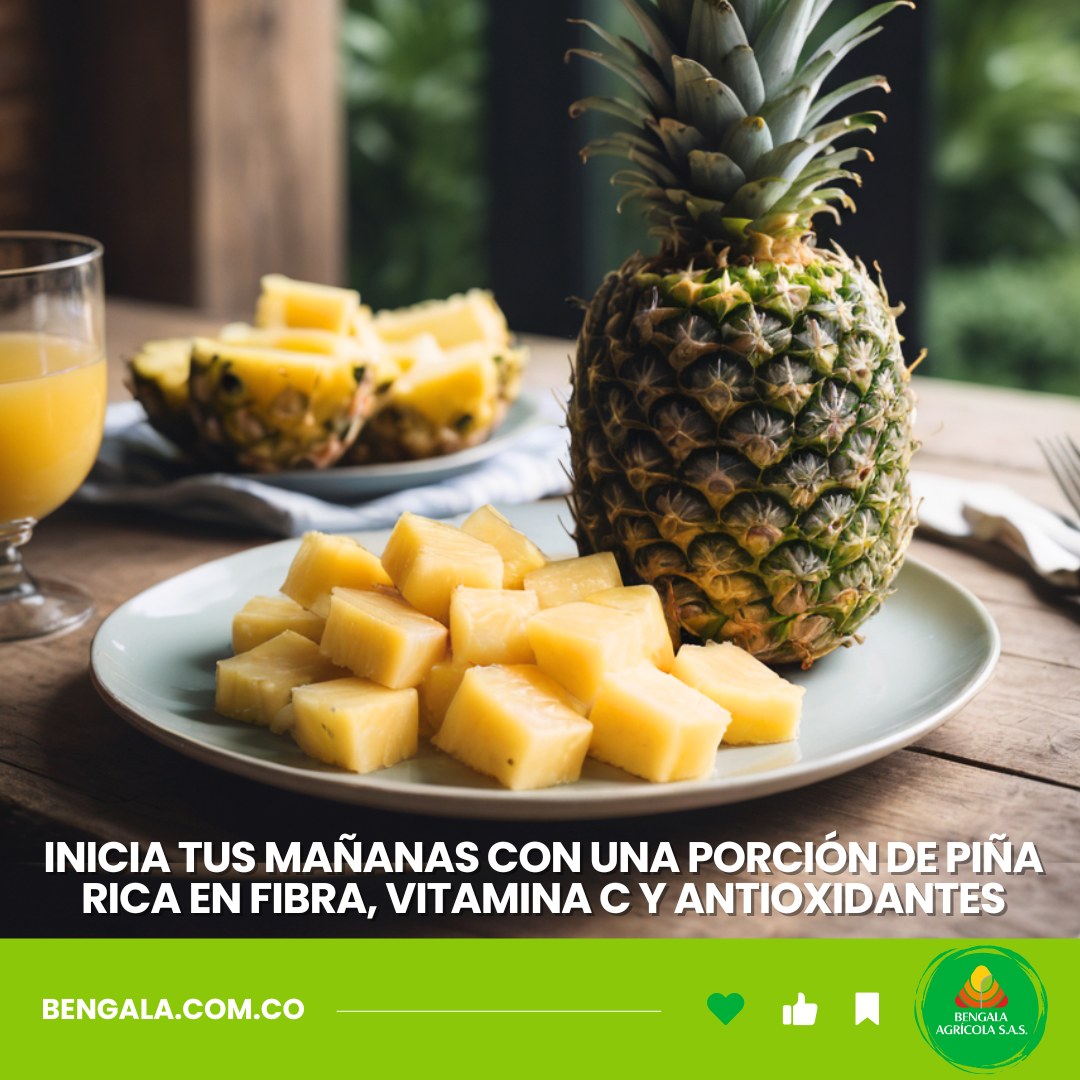 Bengala Agricola S.A.S - ¡Piña fresca, jugosa, y deliciosa🍍! Hoy ...