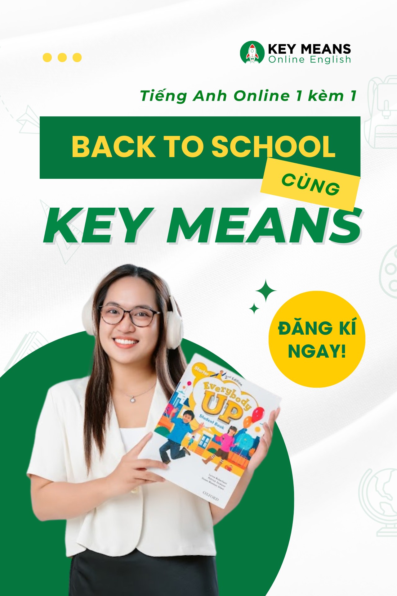 Key Means: Tiếng Anh 1 Kèm 1 Sai Gon | Da Nang