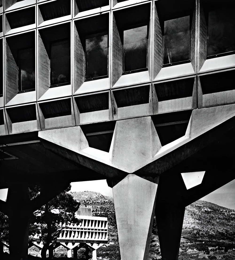 IBM Research Center in La Gaude, designed by Marcel Breuer and