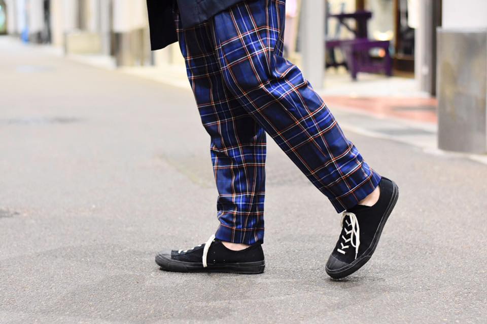 BLUE BLUE JAPAN】 チルウールツイル キナガシハオリ COLOR: D.NAVY 