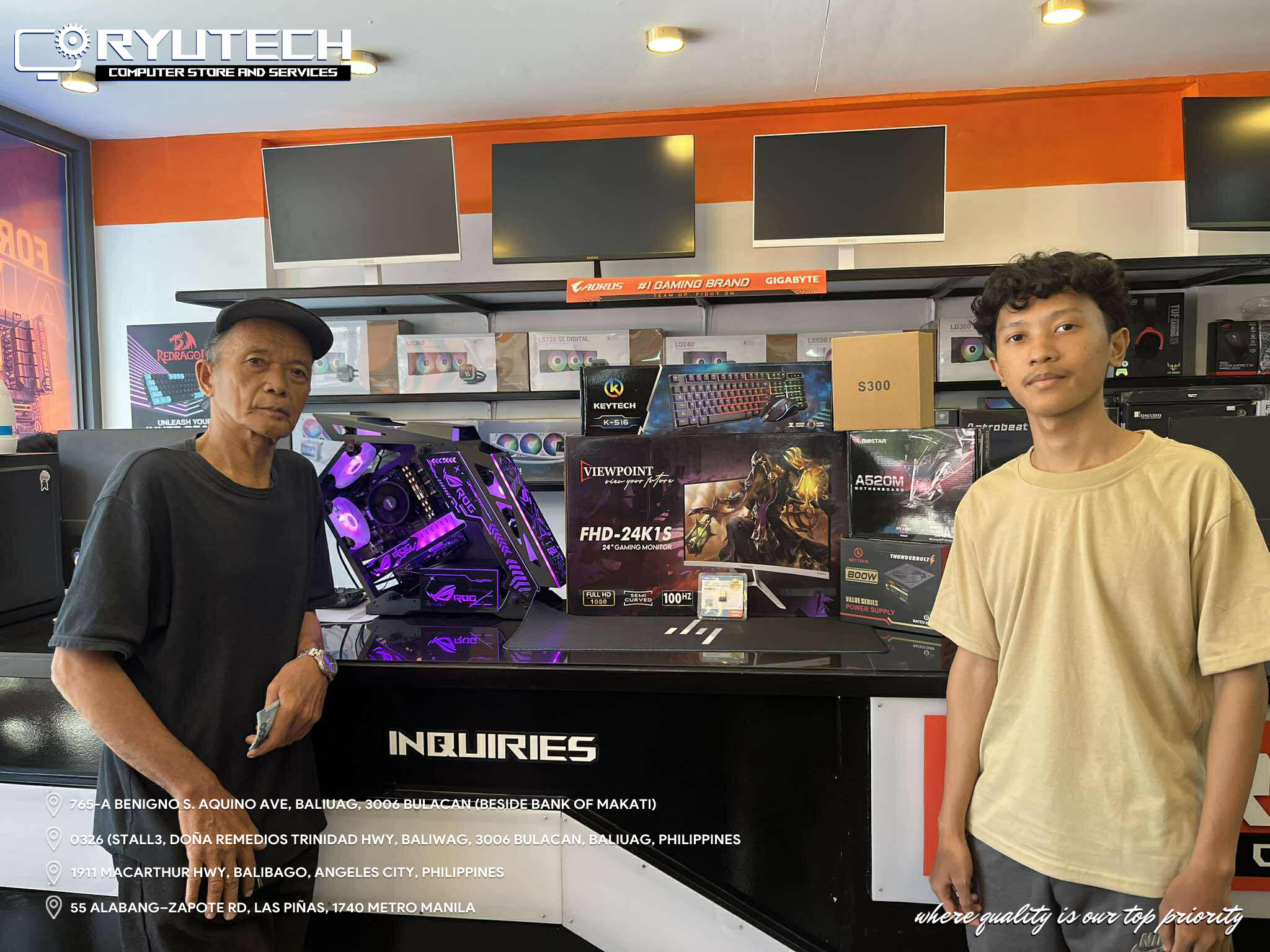 RyuTech - 🛠️ Walk-In Client from Las Piñas City – Setup Ready! Maraming ...