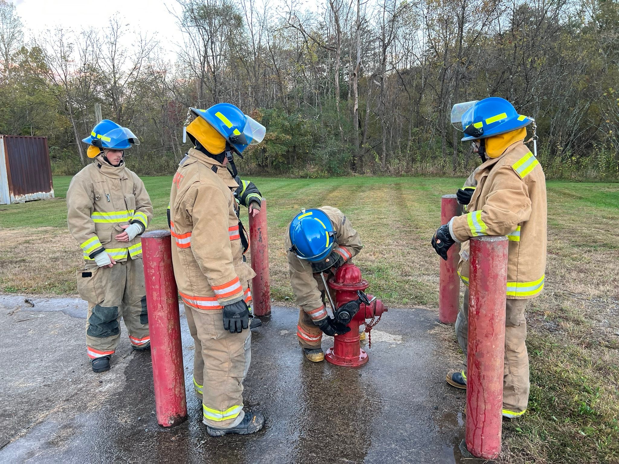 Cowee - Wowee Cowee!!! Facilities training last night involved hydrant ...