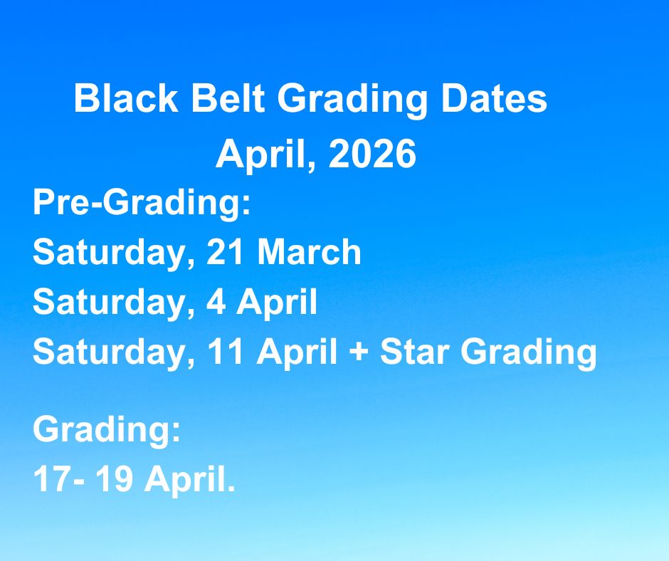 Monmouth, - Black Belt Grading and Pre-grading Dates for April. Plus ...