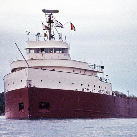 Todd - The Edmund Fitzgerald sank 50 years ago today during one of the ...