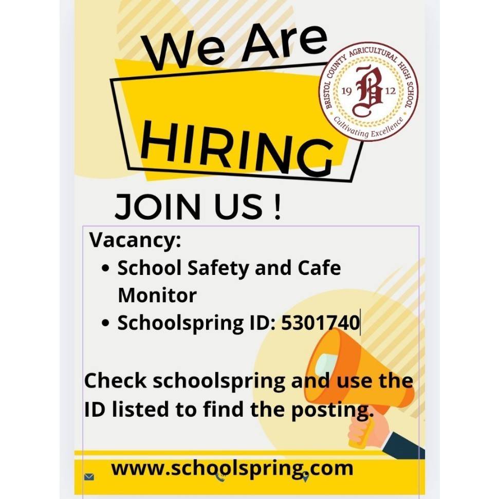 Bristol Aggie - 📢 Now Hiring! Join our team as a School... | Facebook