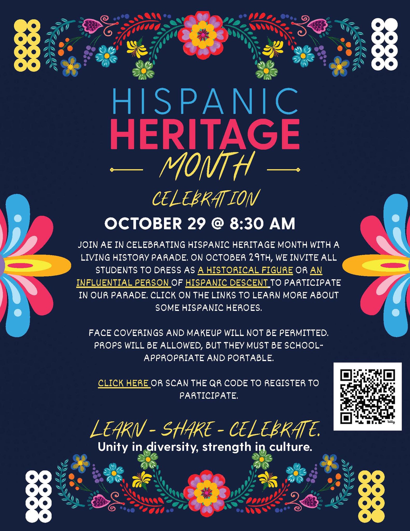 Azle - 🎉 Join AE in celebrating Hispanic Heritage Month with a living ...