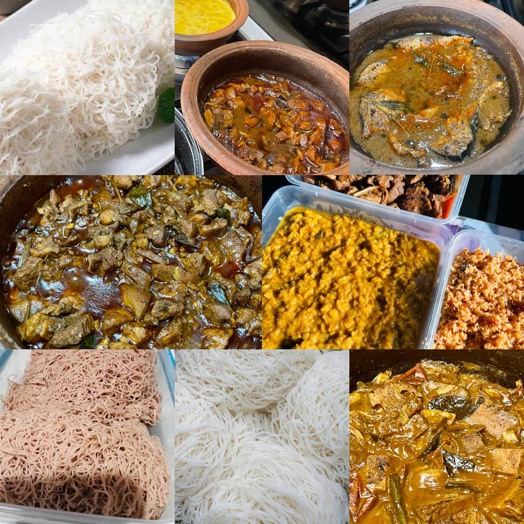 Home-made Sri Lankan String Hoppers & Curries Available - Food ...
