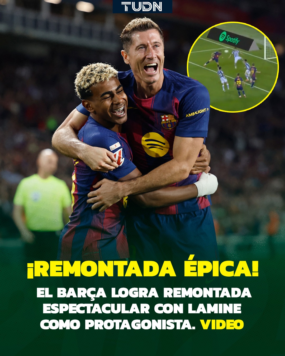 TUDN - ¿Te perdiste los goles del Barcelona? 🧐 Aquí te los dejamos 🤩👉 ...