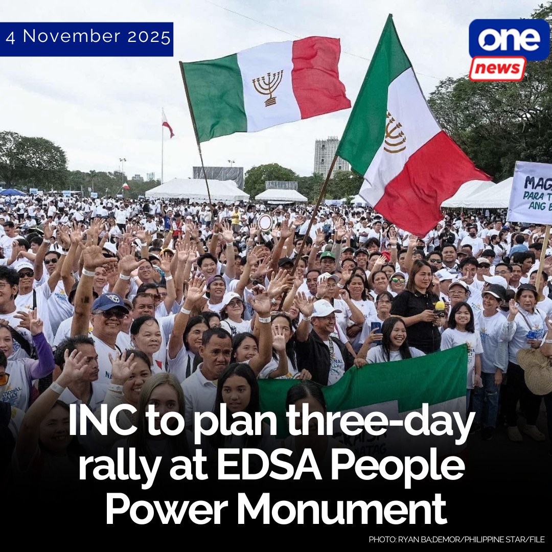 ONE - The Iglesia Ni Cristo (INC) is planning to stage a three-day ...
