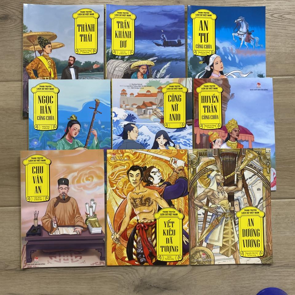 Combo 16 Cuốn Sách Việt Nam Combo 16 cuốn tranh truyện lịch sử Việt Nam Sách đẹp - mới 99% In