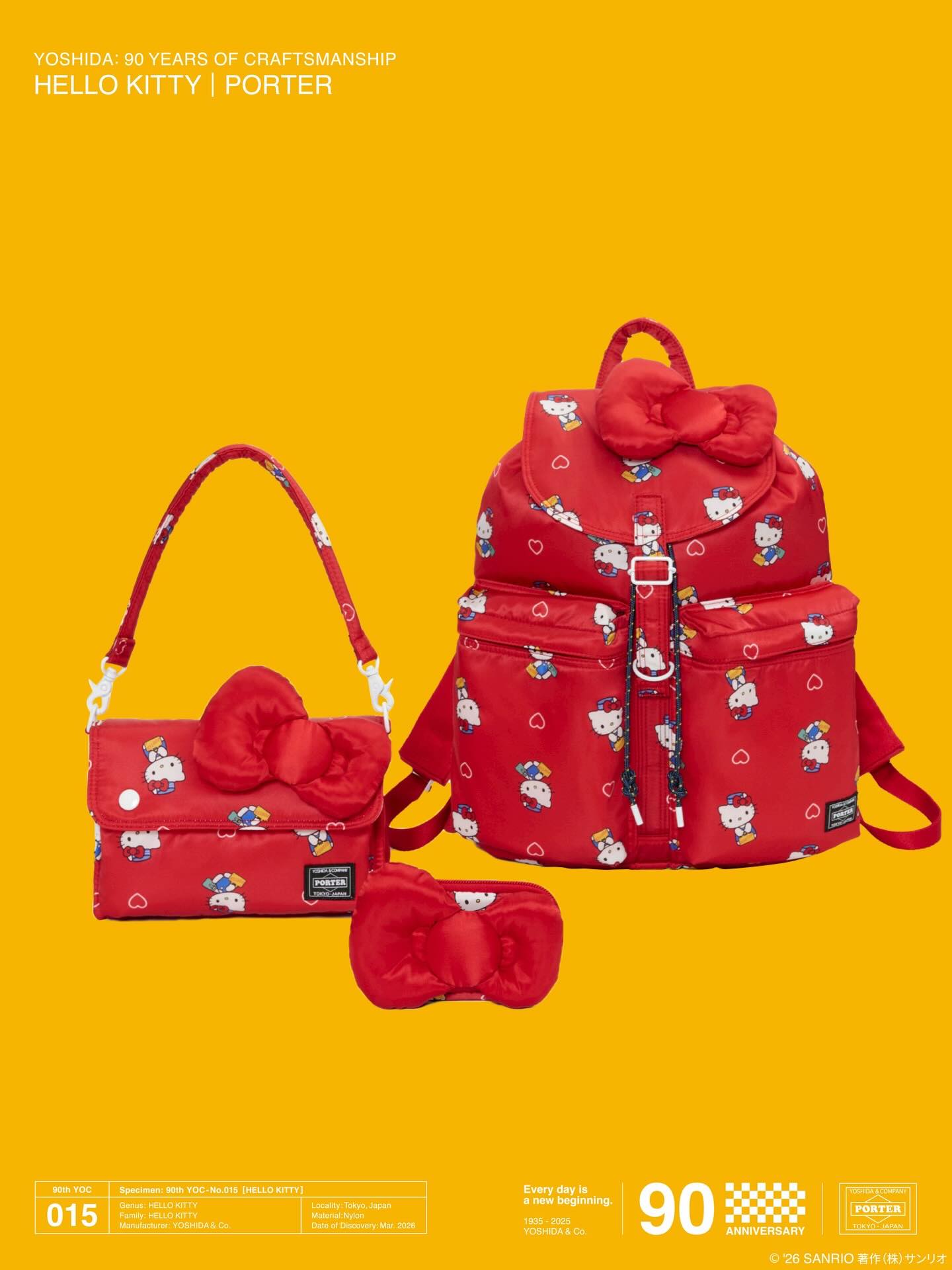 コットンのもつナチュラルな表情とナイロンの持つ光沢が融合したPORTER 