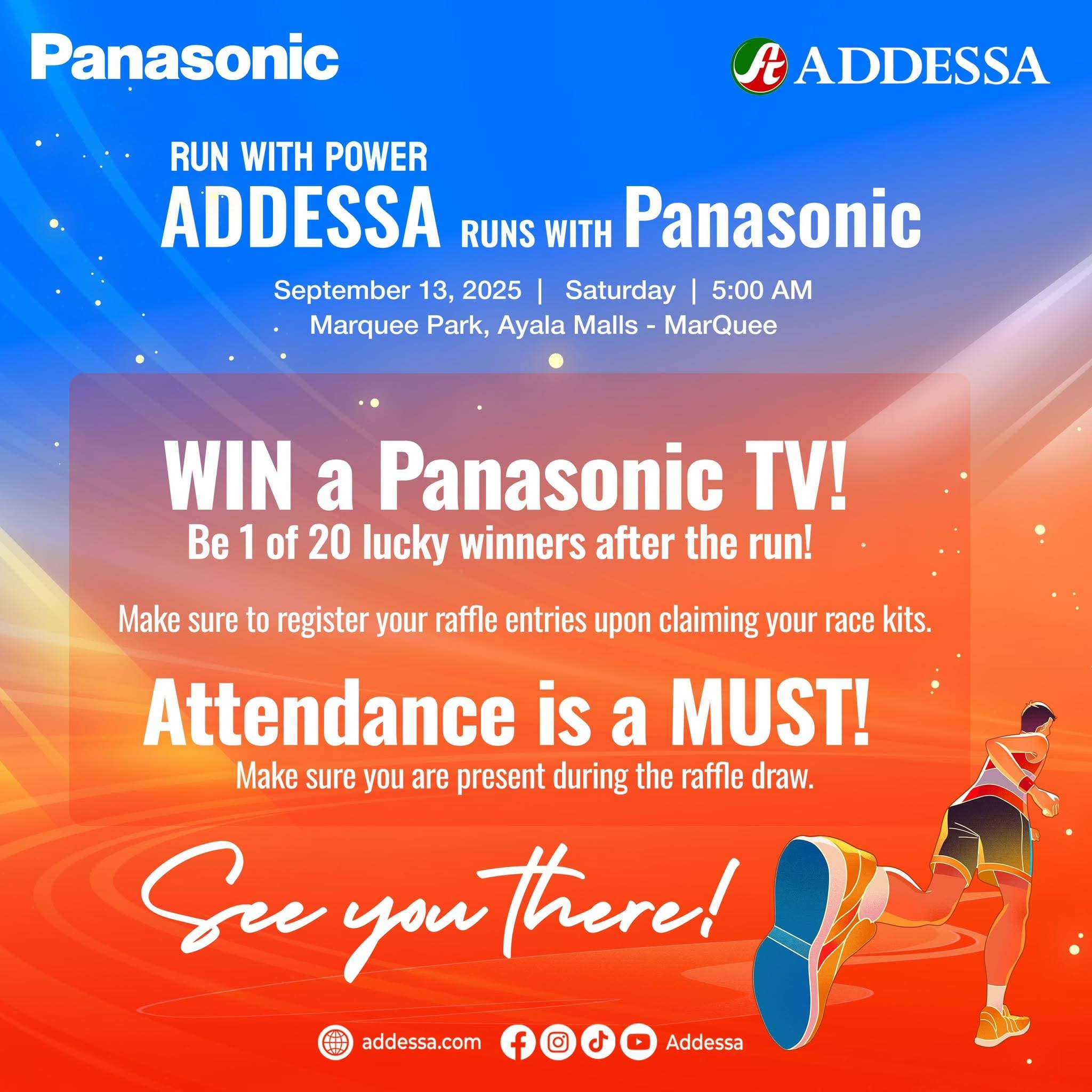 Addessa - 🎉 RUNNERS’ RAFFLE ALERT! 🎉 Be one of 20 lucky winners of a ...