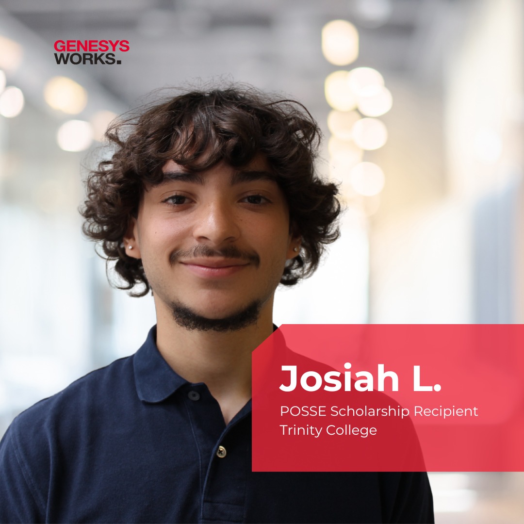 Genesys - 🎉 Celebrating Josiah - one of GWC’s newest POSSE Scholars and ...