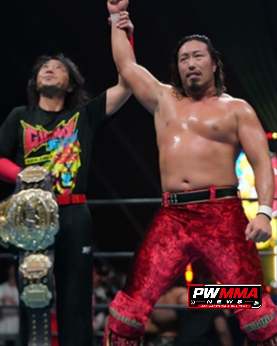 Yota Tsuji Defeated Konosuke Takeshita with Fire Blaster in a A