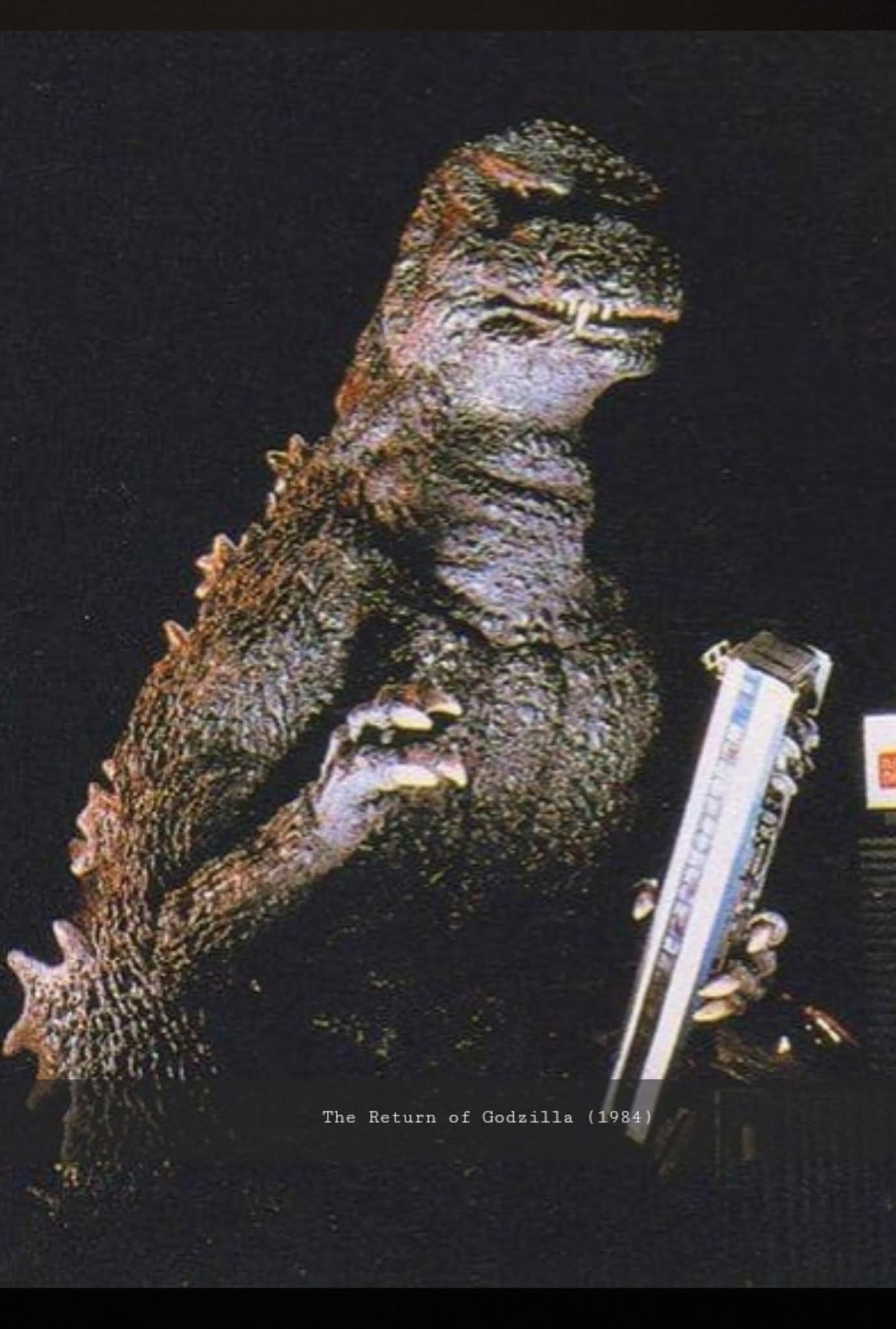 Classic Poster from the film The Return of Godzilla (1984) #godzilla