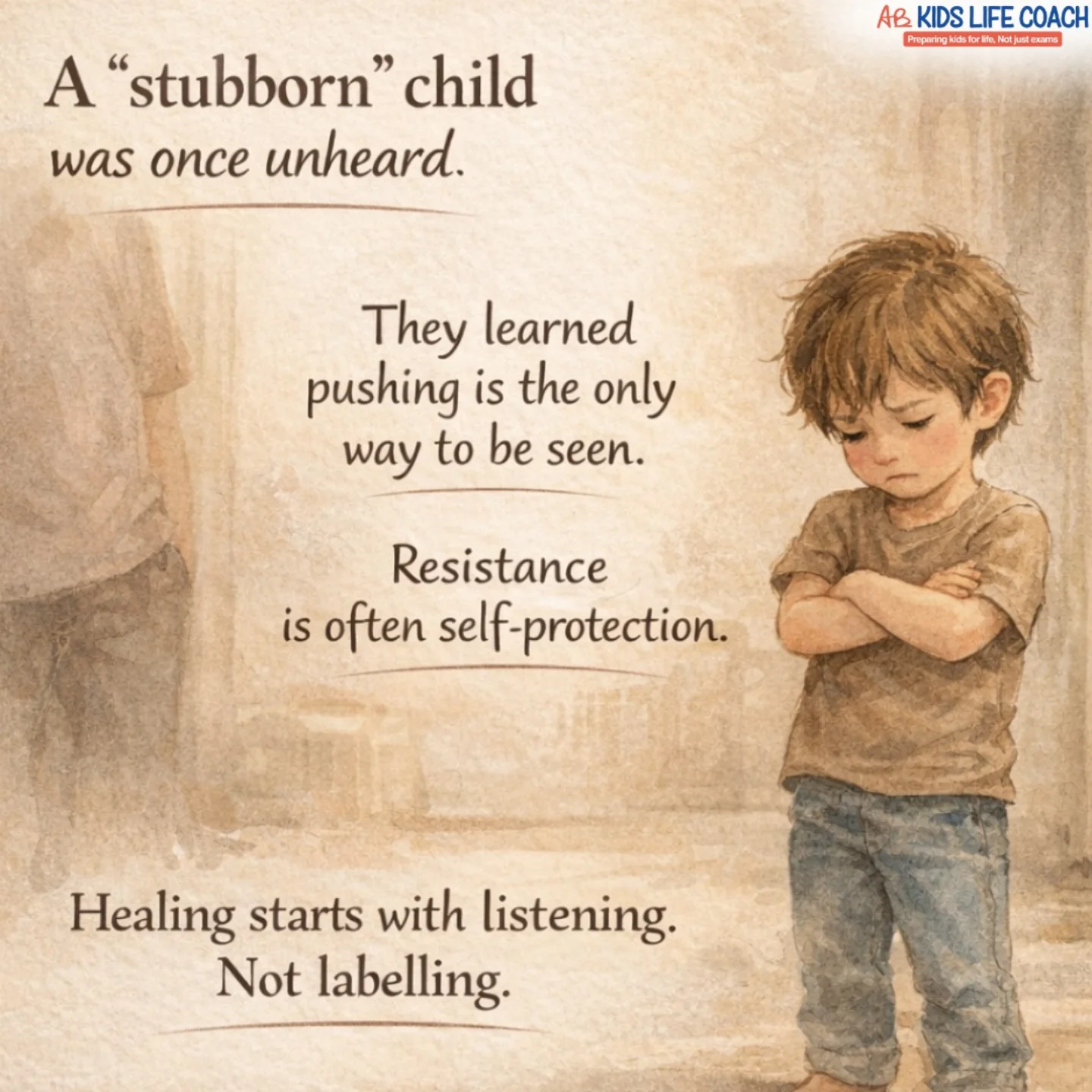 Amit - A “stubborn” child was once unheard. What looks like defiance is ...