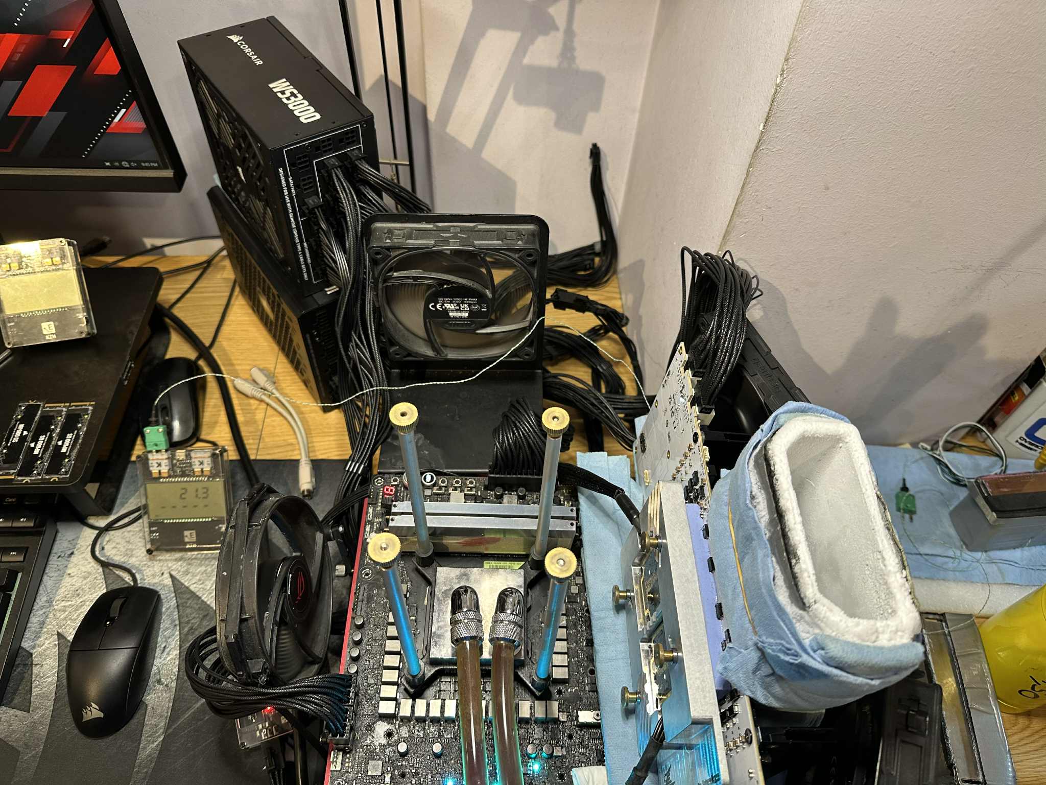 New power supply → new records! CORSAIR WS3000 arrived yesterday