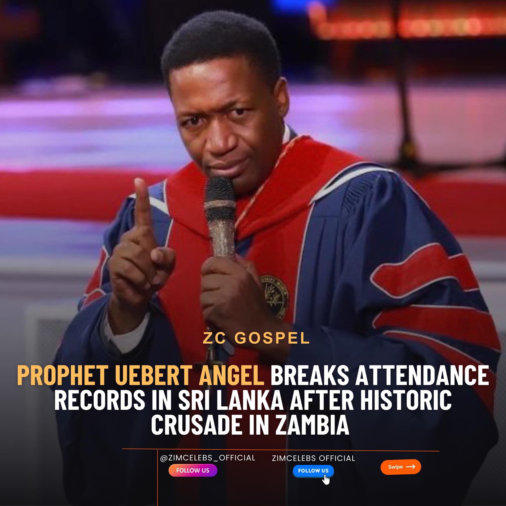 ZimCelebs - #ZCGOSPEL : Prophet Uebert Angel has once again broken ...