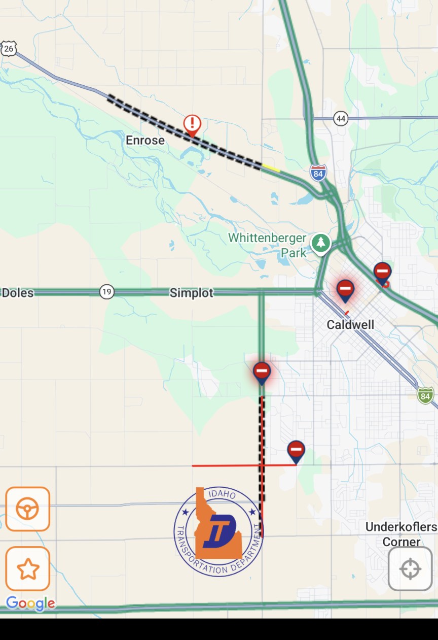 UPDATE: The road is now... - Idaho Transportation Department | Facebook