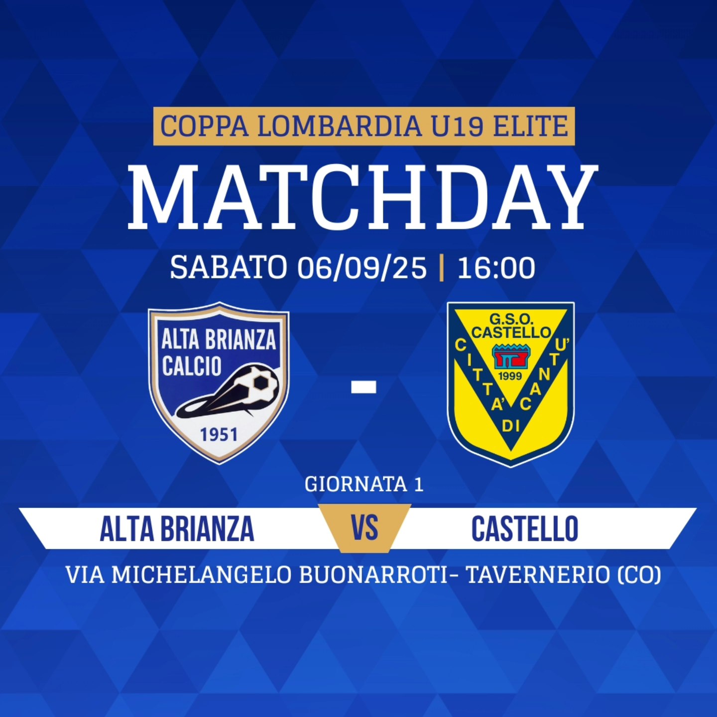 Alta - . 𝗙𝗼𝗿𝘇𝗮 𝗔𝗹𝘁𝗮 𝗕𝗿𝗶𝗮𝗻𝘇𝗮 🤍💙 🏆 Coppa Lombardia Juniores Élite | 1ª ...