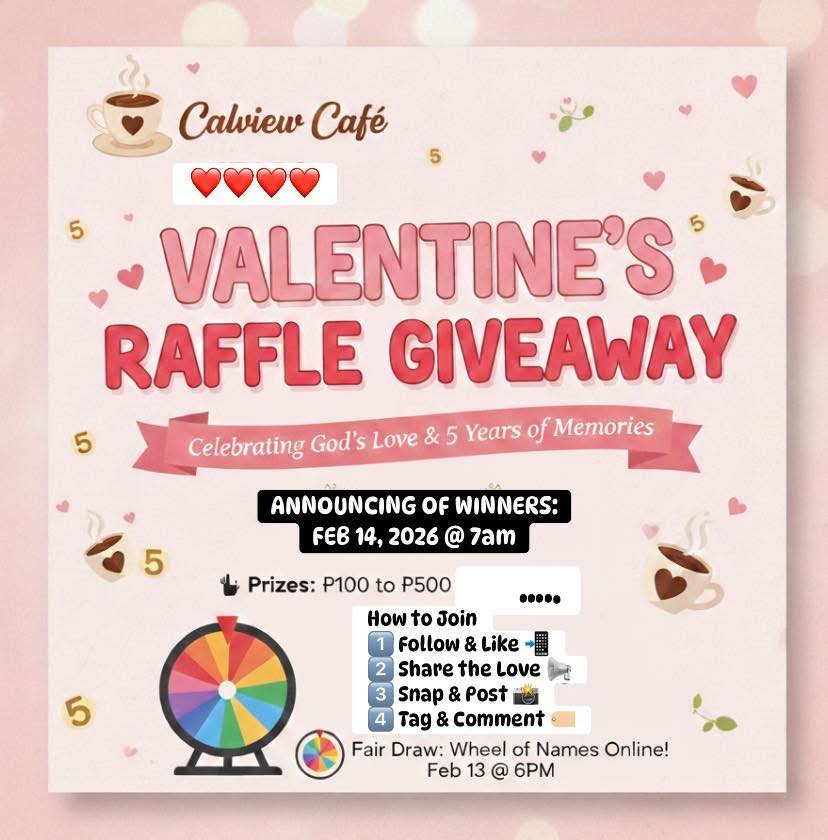 Calview Cafe - 🎉 THE WAIT IS OVER! OUR WINNERS ARE HERE!... | Facebook