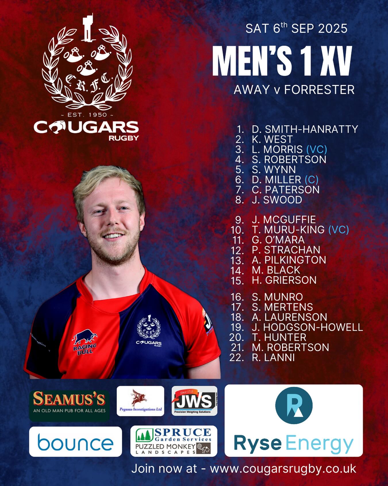 Here’s your men’s 1st XV ready... - Corstorphine Cougars RFC | Facebook