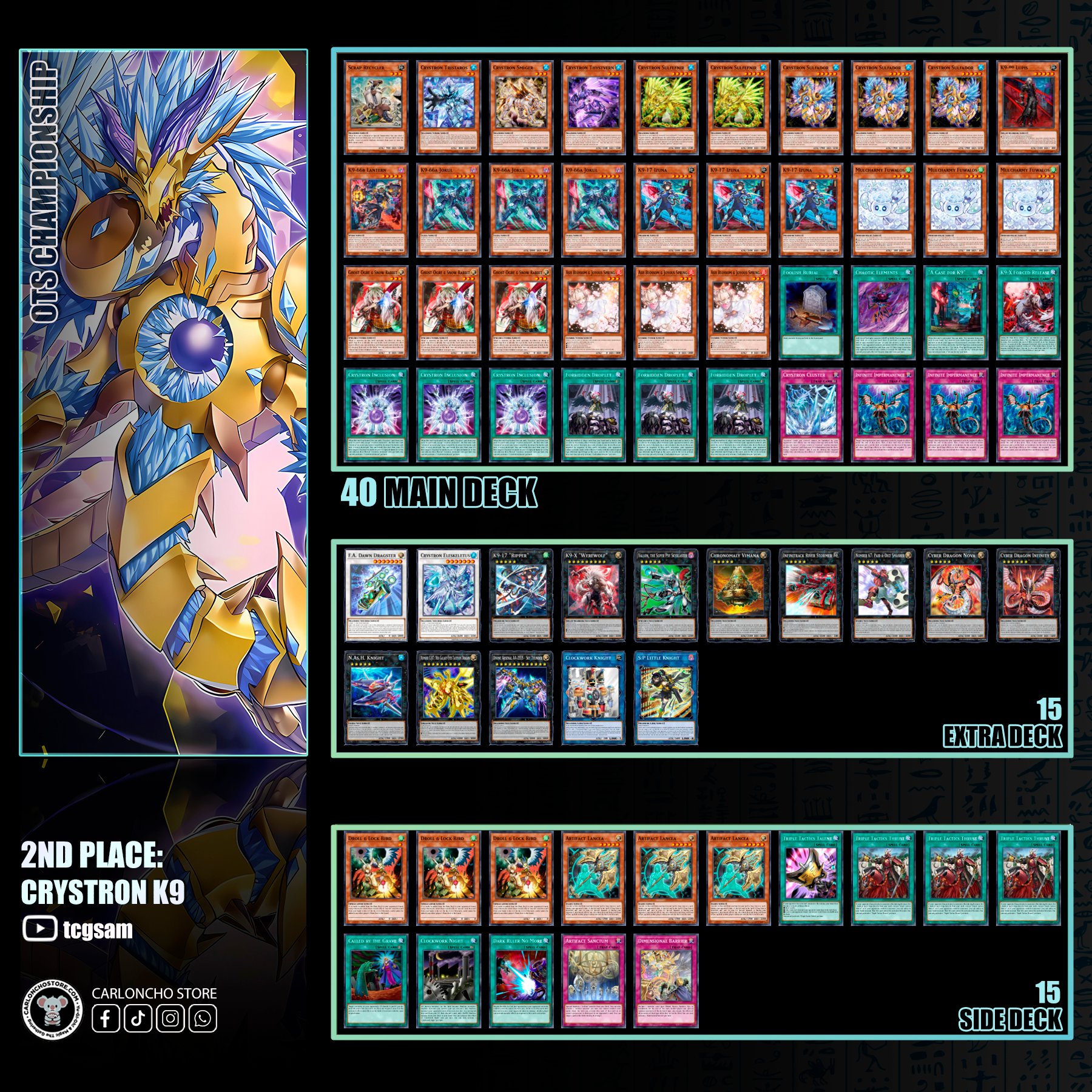 yugioh crystron deck profile Complete Custom for Yu-Gi-Oh! Any tips or changes for