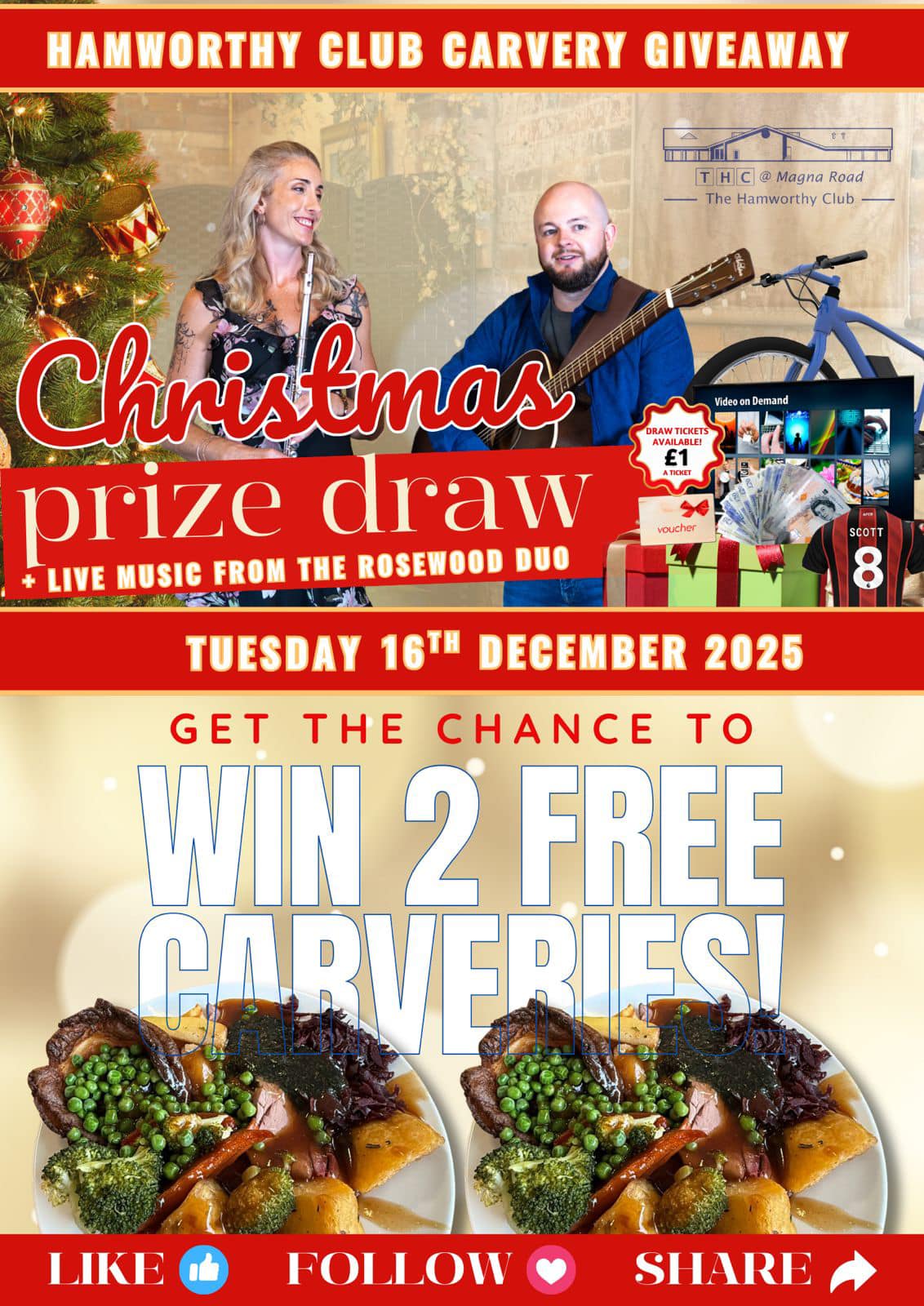 The Hamworthy - 🎄 CHRISTMAS CARVERY GIVEAWAY! 🎄 We’ve got an amazing ...