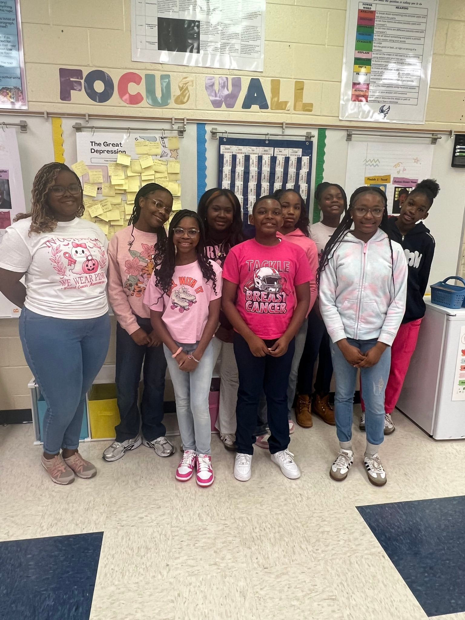 SSMS is wearing pink... - Shirley D. Simmons Middle School | Facebook