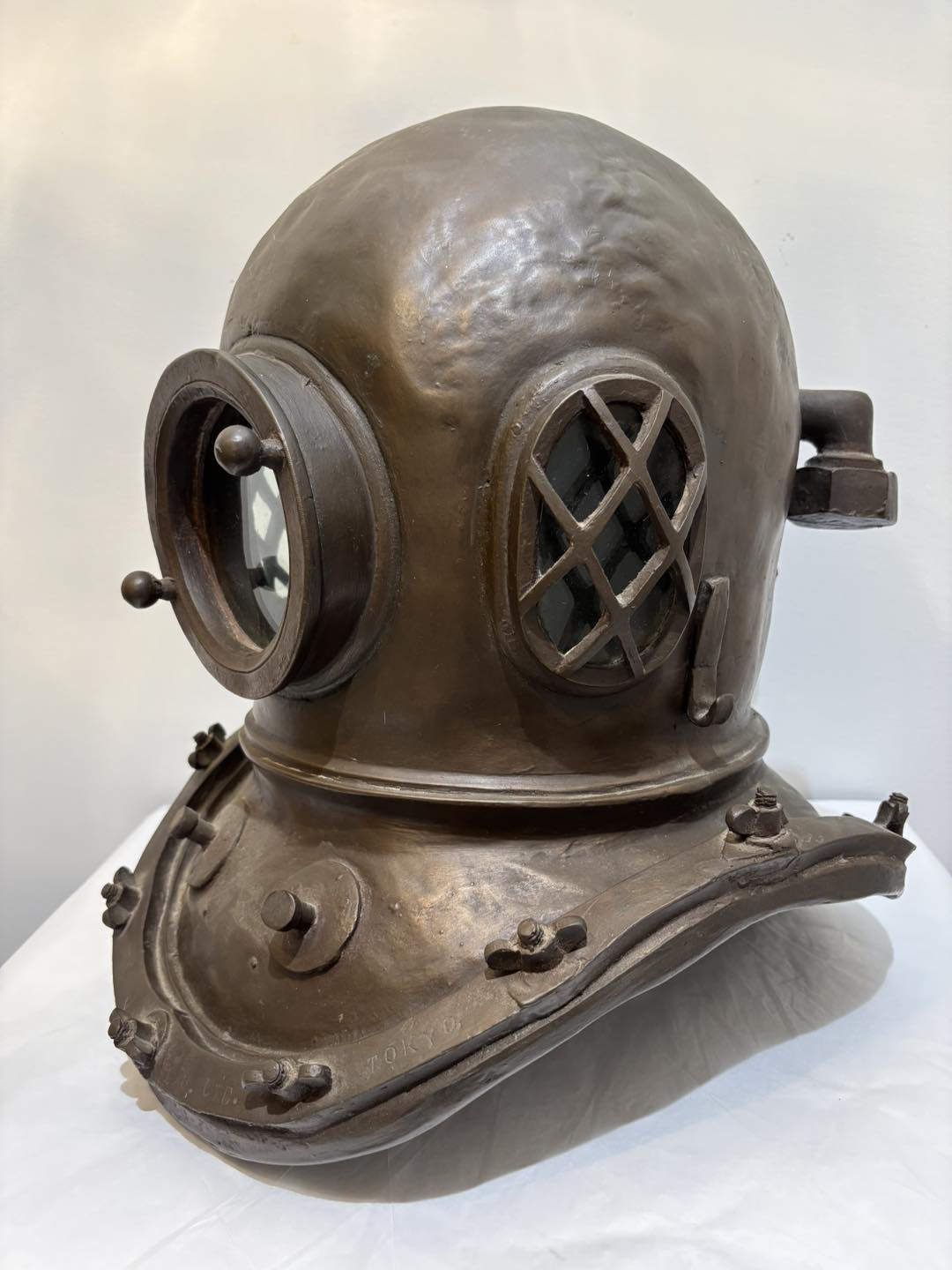 aqua bell diving helmet for sale D3 MART Vintage 18 Maritime 1921 Anchor Engineering Deep Sca Antique Scuba Divers Helmet Replica Reproduction. : Sports & Outdoors puffs through the slots at your next Halloween party Aquabell Shallow Water Diving Helmet