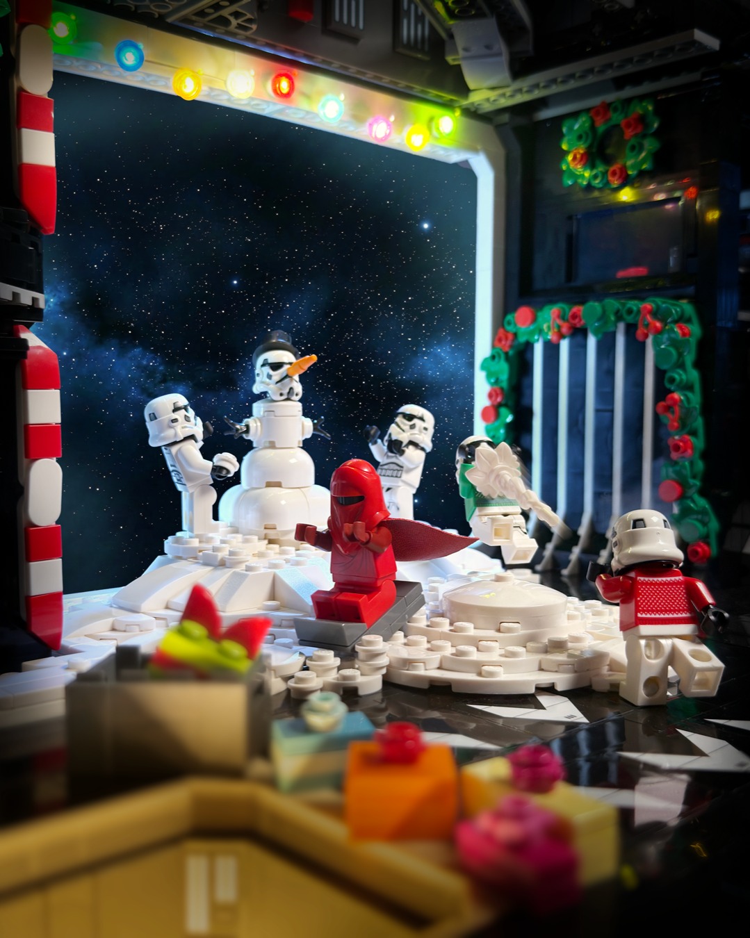 Happy Holidays from the LEGO Star Wars Death Star ⭐ ⛄️