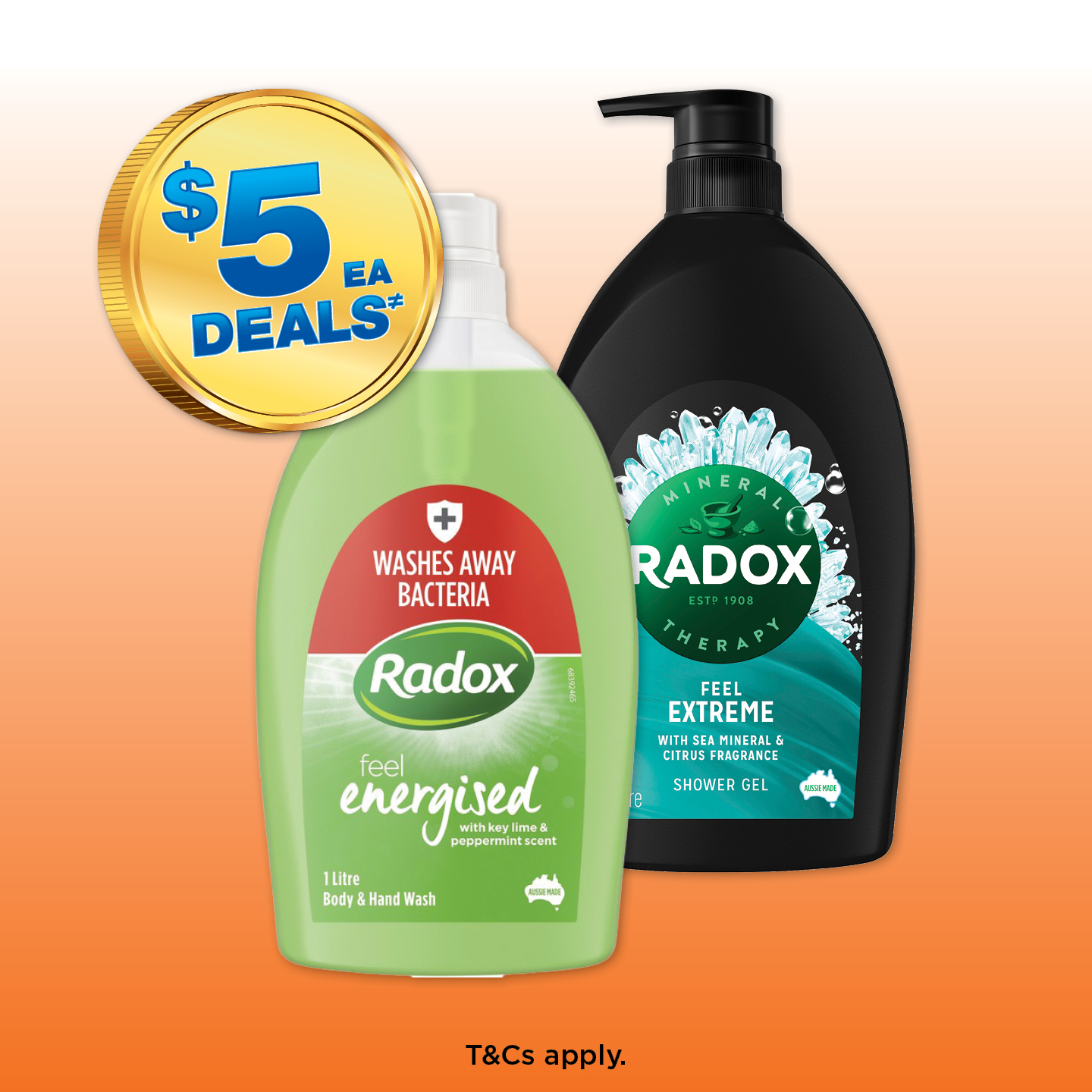 Elevate your shower experience with Radox ?. It