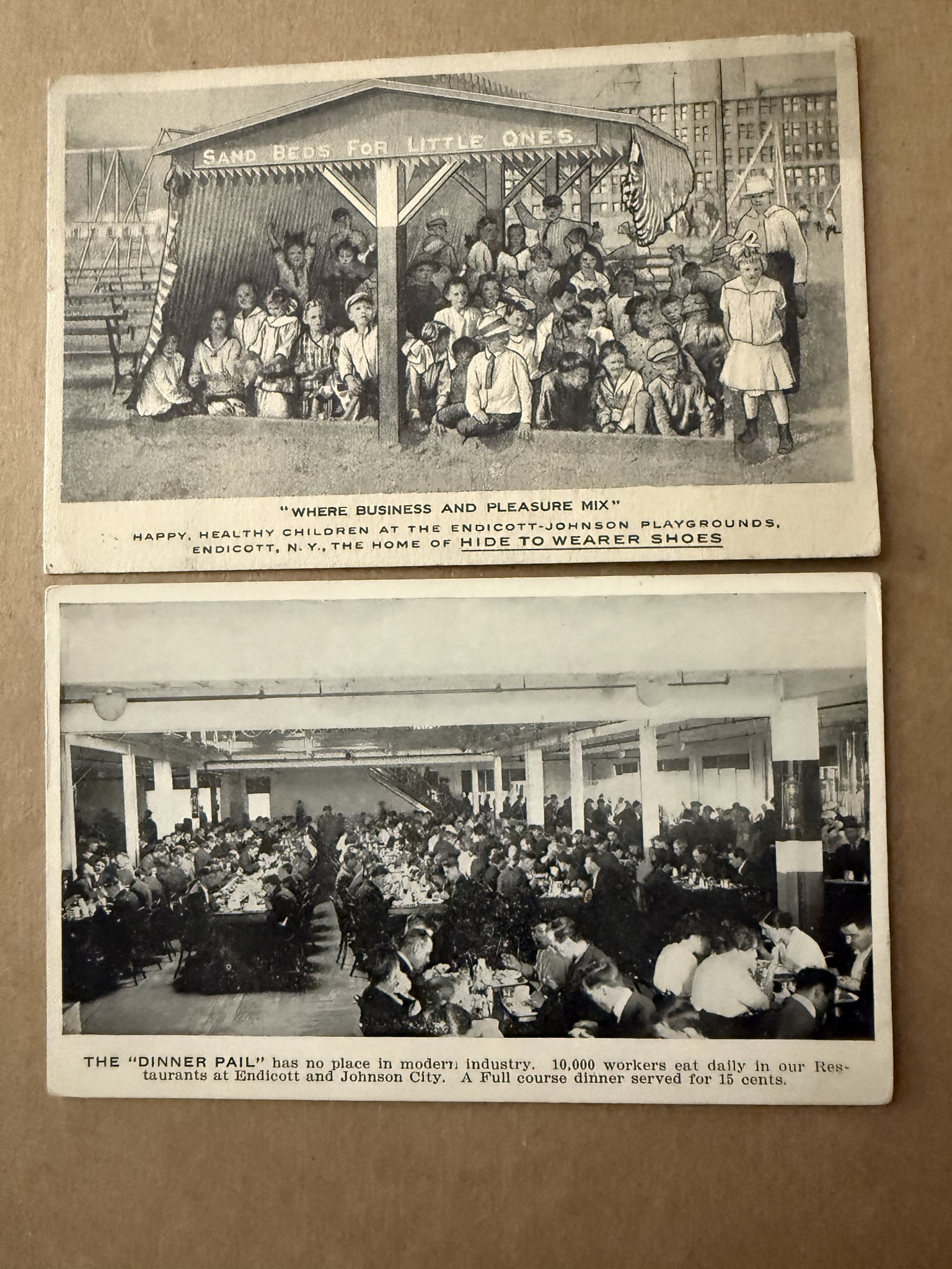 Endicott-Johnson factory in Endicott, NY, early days