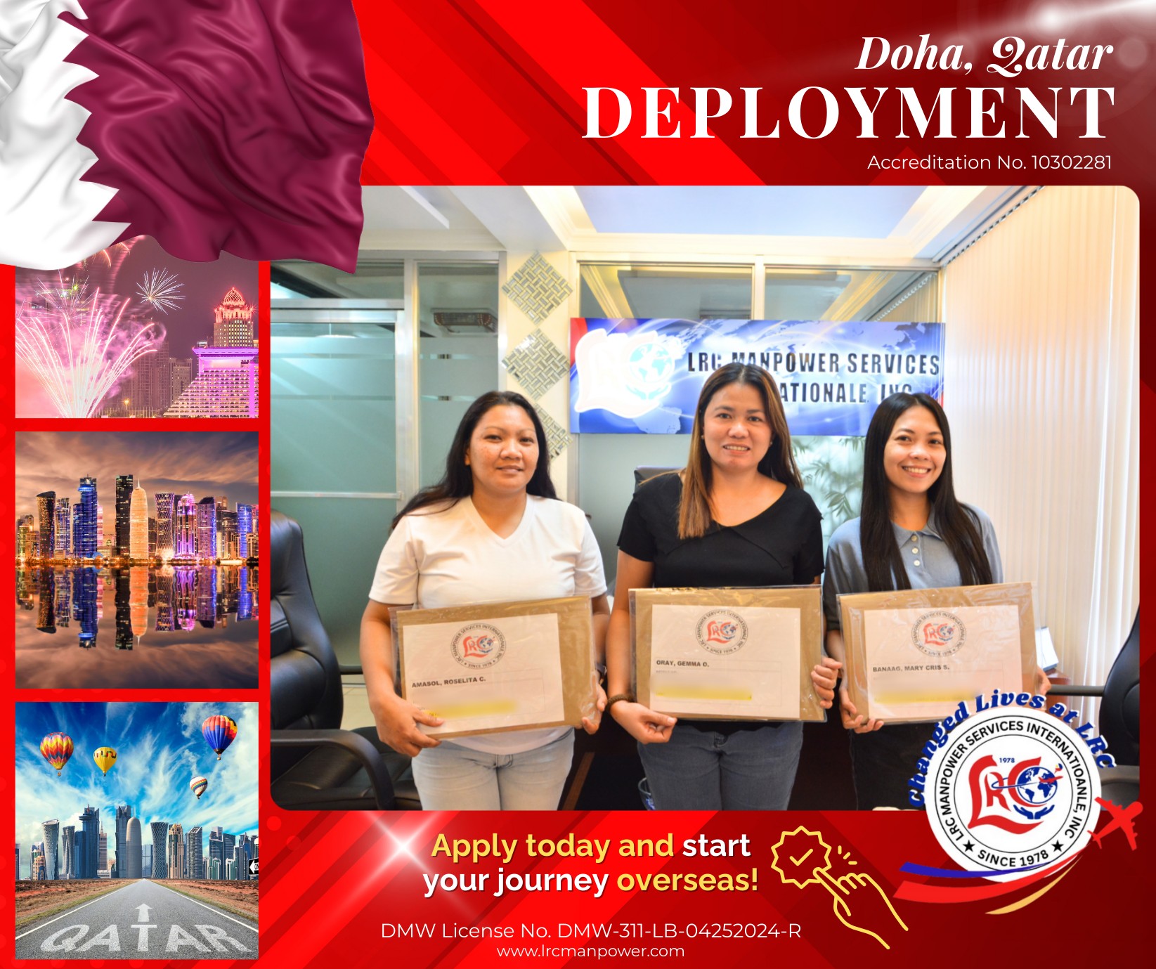 LRC - ️🇶🇦 Another successful deployment to Qatar! Congratulations to ...