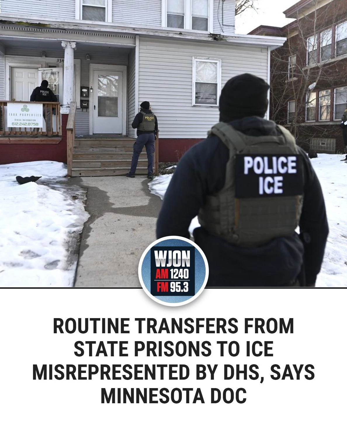 WJON - The Minnesota Department of Corrections says the... | Facebook