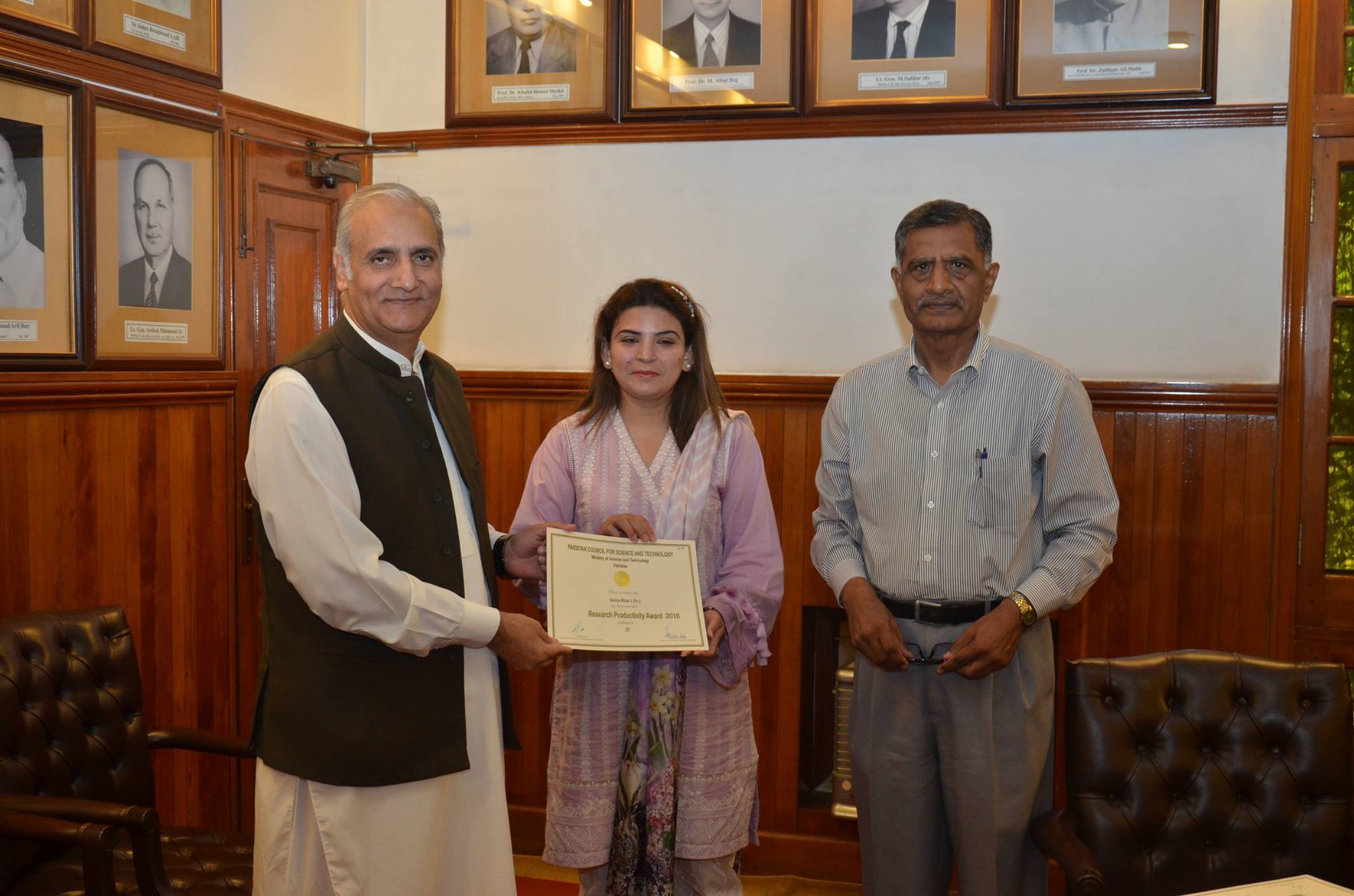 University - Dr. Saira Riaz has been awarded Research Productivity ...