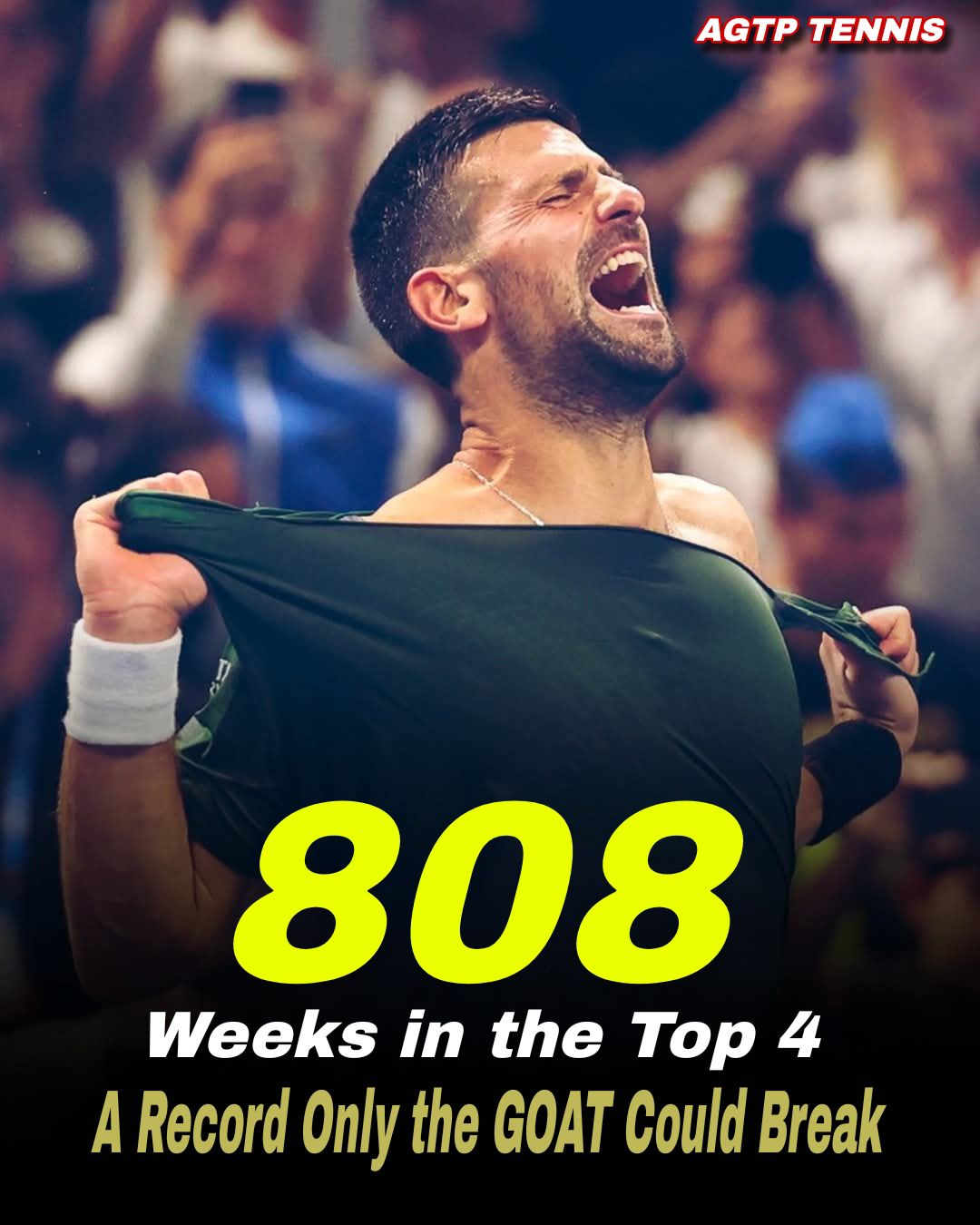 AGTP Tennis - NEW RECORD FOR THE GOAT 🐐🔥 At 38 years... | Facebook