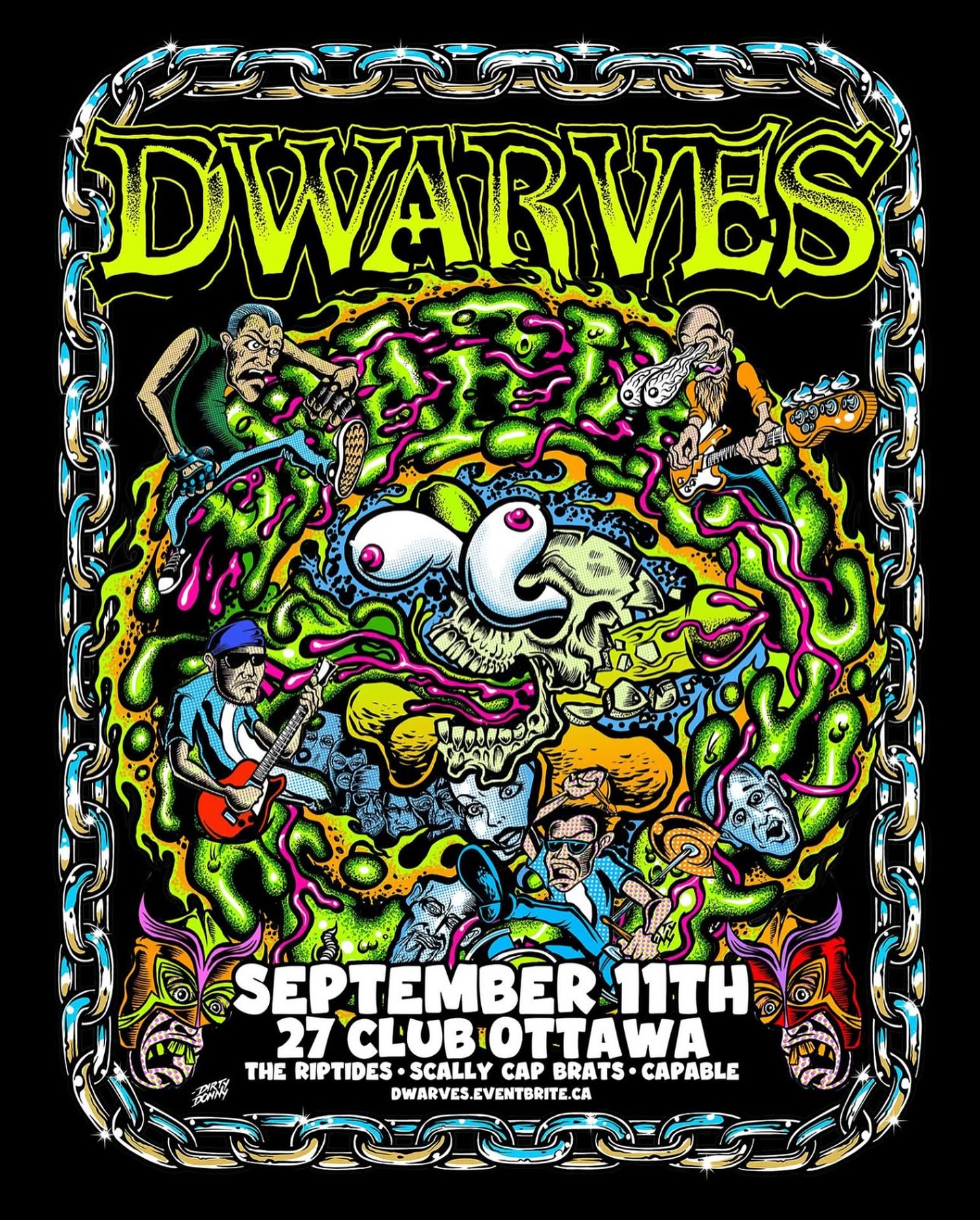 The Riptides - Check out this SICK poster for the DWARVES’ return to ...