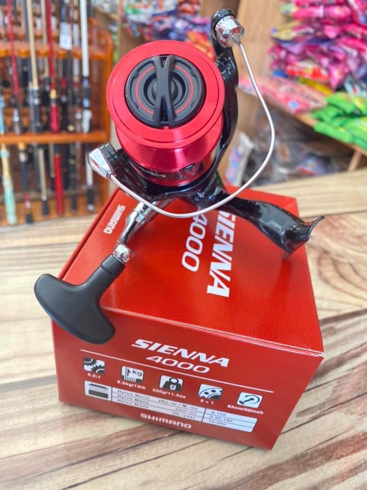 my cu shimano sienna 4000 rd Spinning Fishing Reel  Fish With Hanish Tackles and has a AR My Cu Shimano Sienna FG