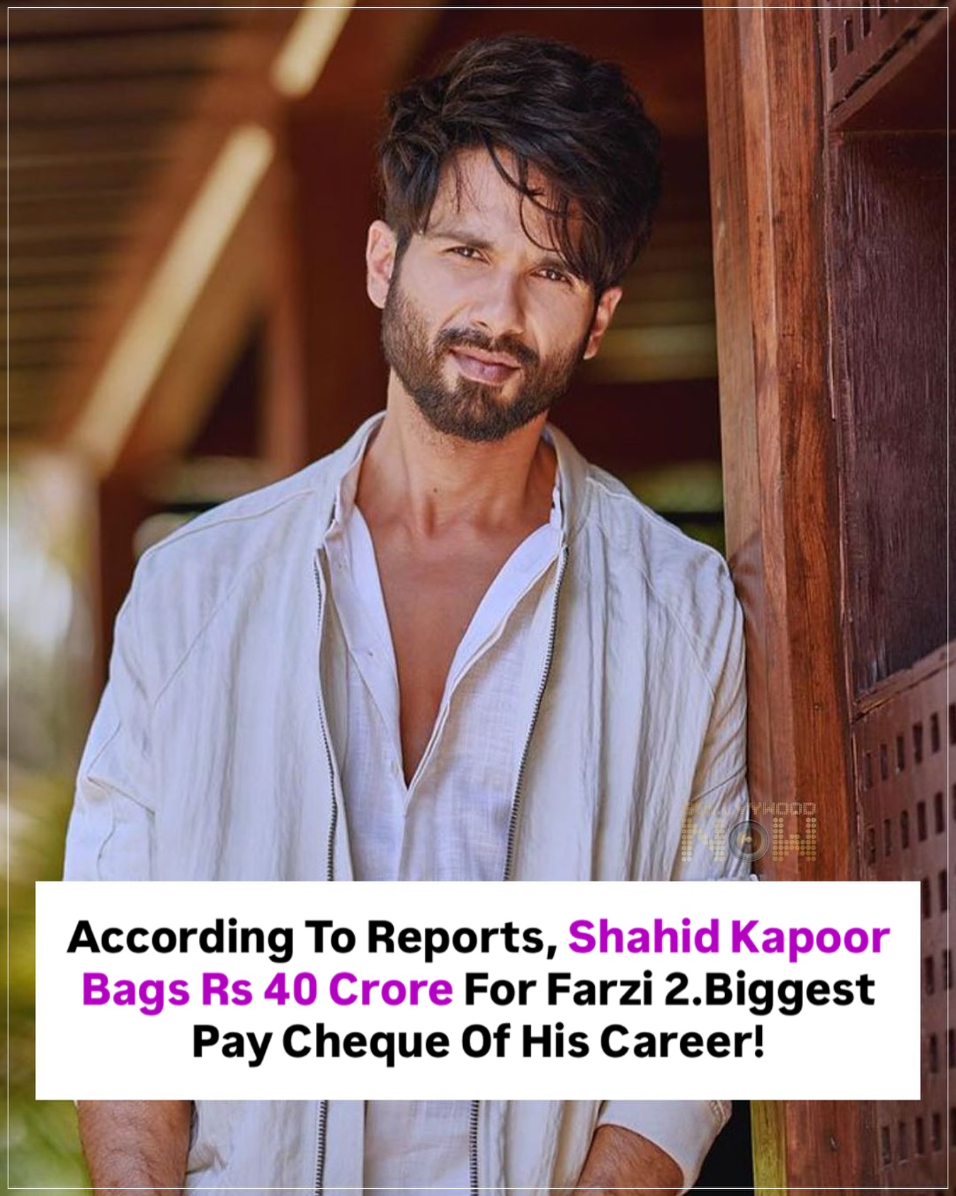 Bollywood Now - As per reports, Shahid Kapoor has... | Facebook
