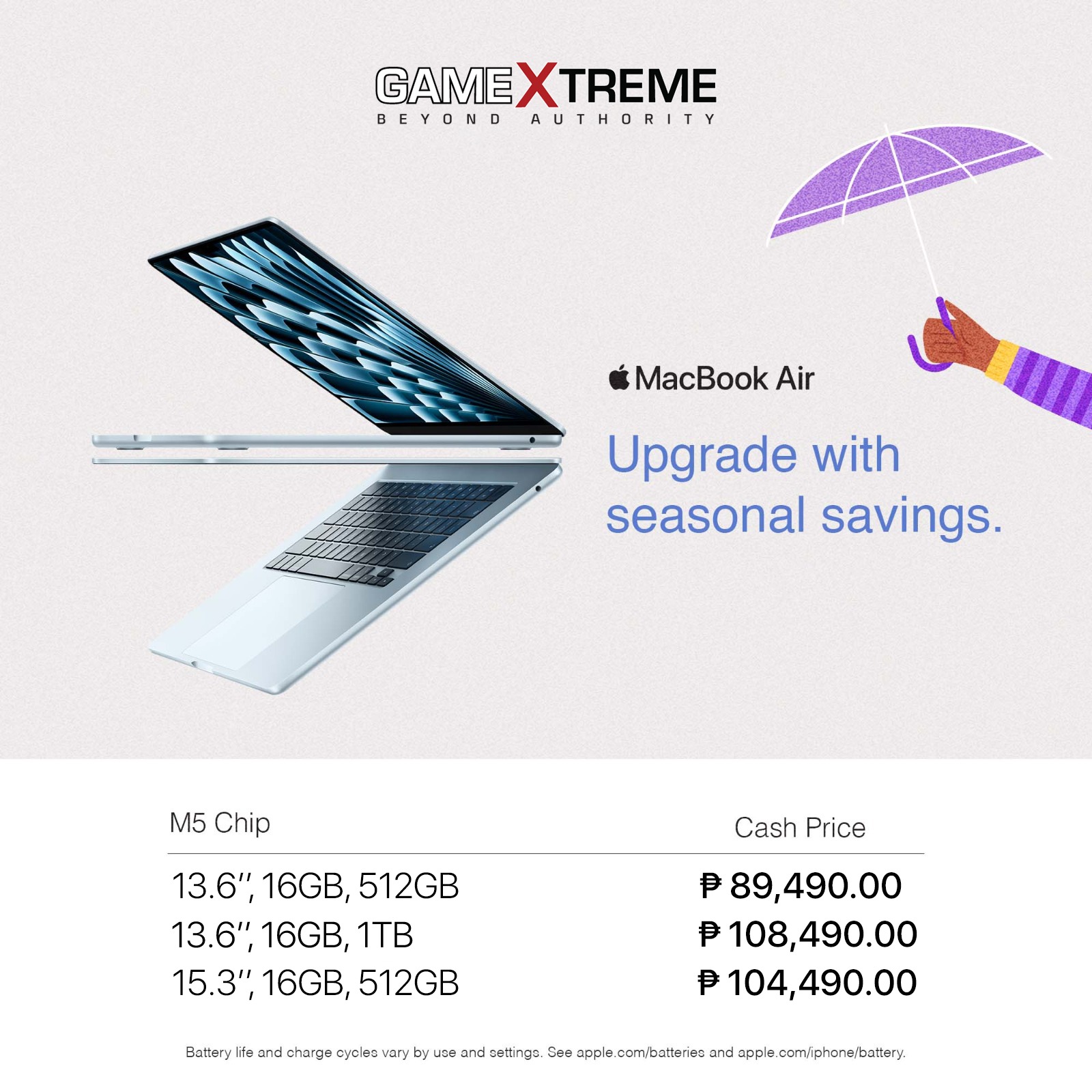 Upgrade to the all-new MacBook Air with the M5 chip and experience 