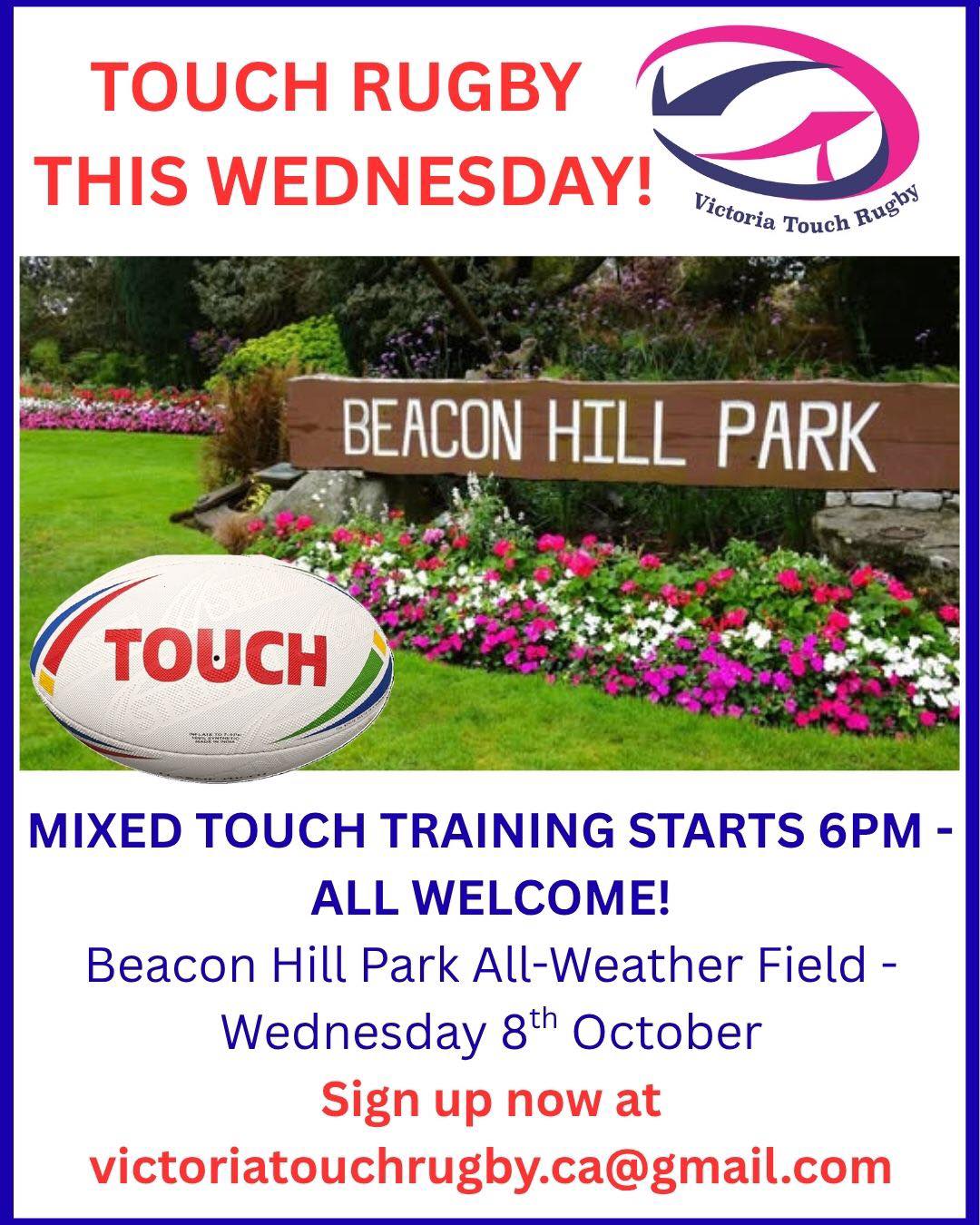 🏉 Victoria FIT Touch Rugby moves to... - Victoria Touch Rugby | Facebook