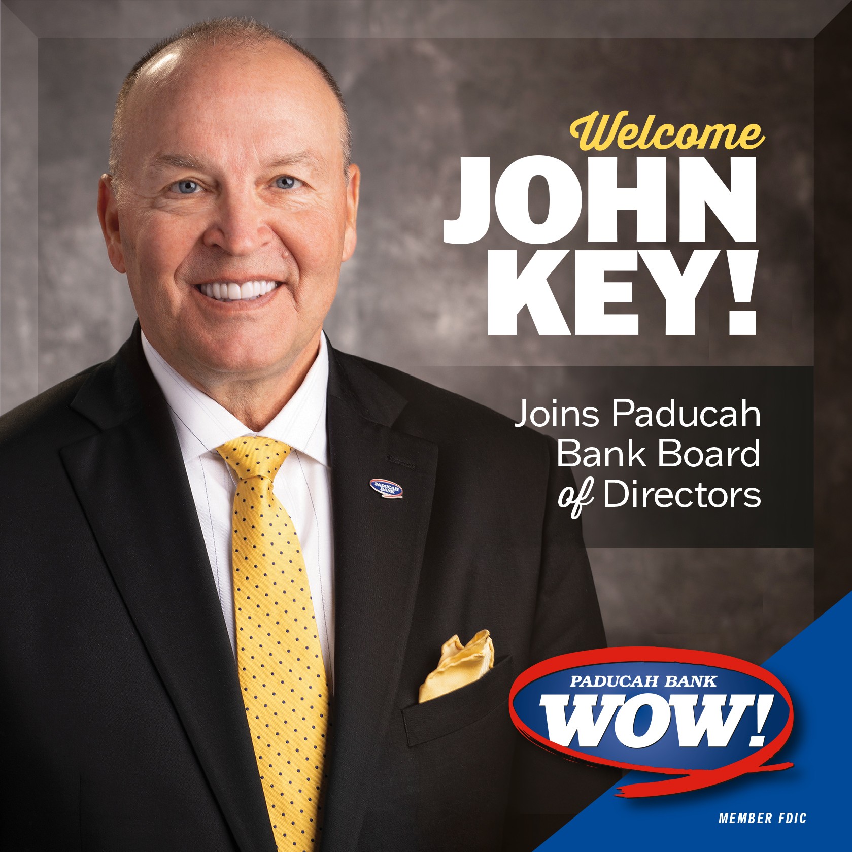 Paducah Bank - Paducah Bank announced today that John Key... | Facebook