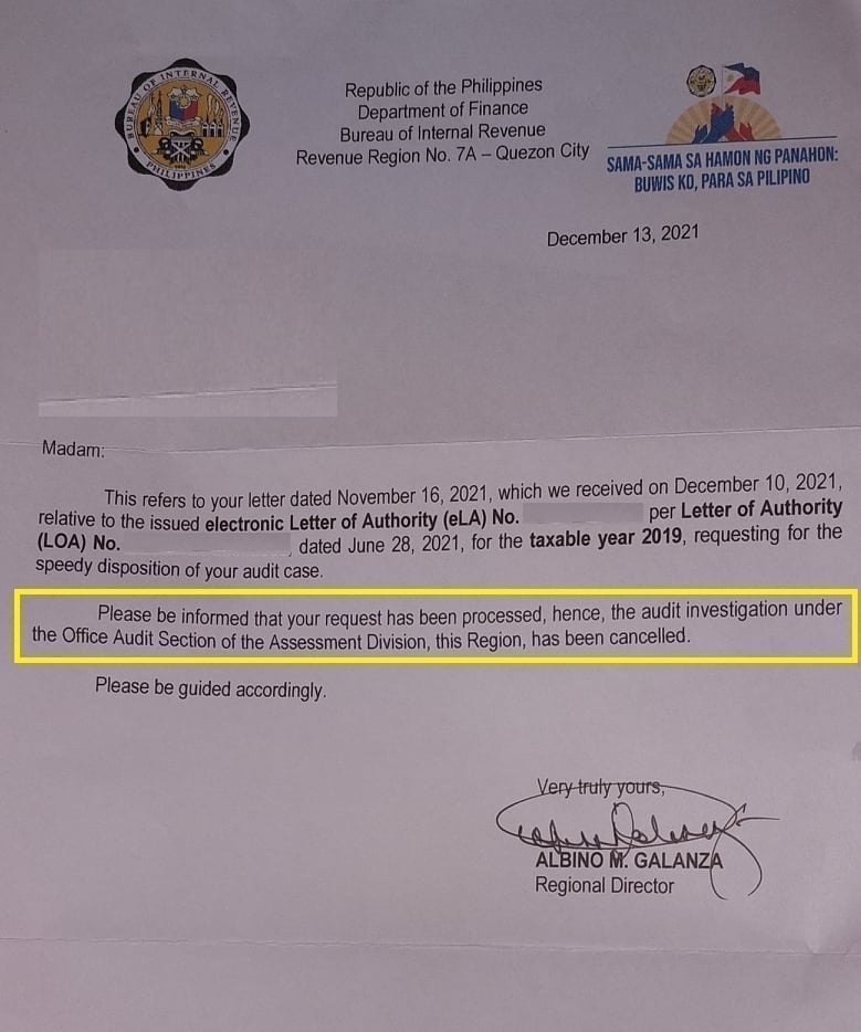 Accounting - 🚨 BIR LOA CANCELLED!!! 😱 ⬇️ This is the proof that BIR ...